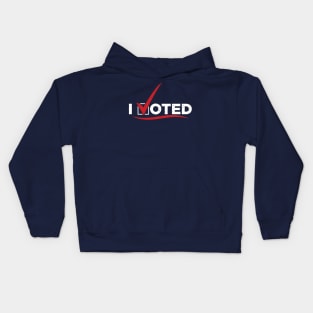 I VOTED Kids Hoodie